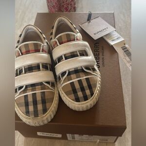 SOLD!! Burberry kid size sneakers